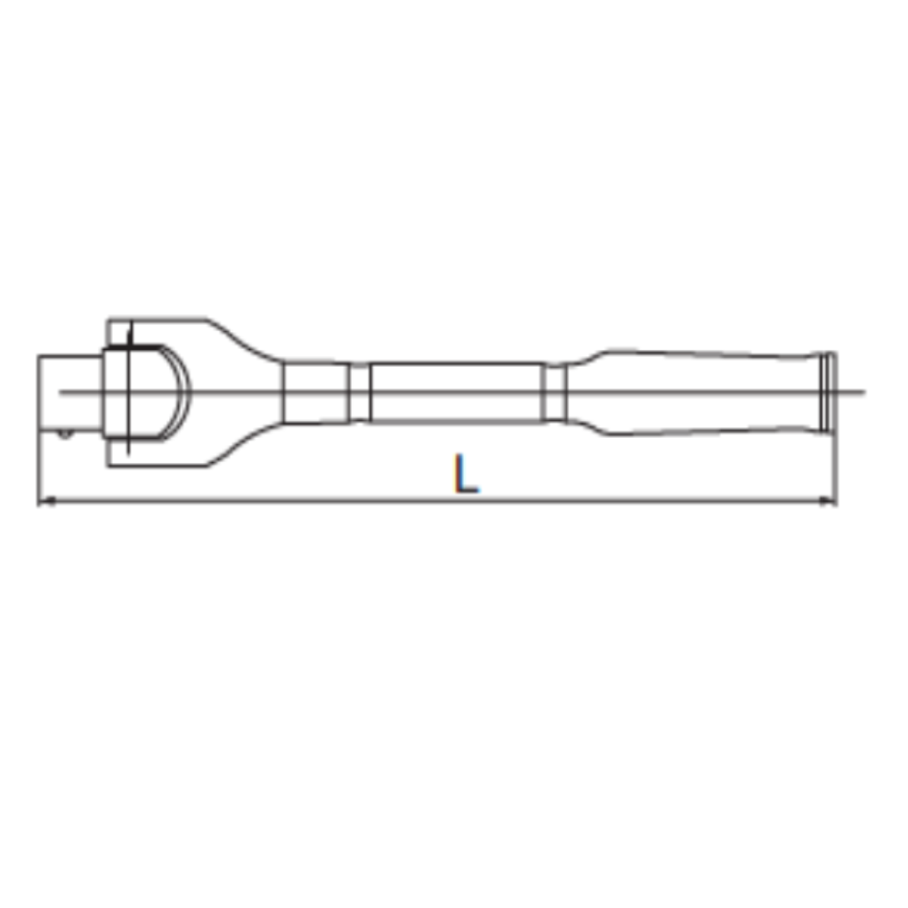 Bản vẽ kỹ thuật Cần Siết Lắc Léo Dr.1/2 - 10 inch SATA 13909