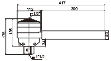 Bản vẽ kỹ thuật Phụ Kiện Đầu Hỗ Trợ Tăng Lực Cho Cần Siết Lực 4500 Nm (1:2) SATA 96494