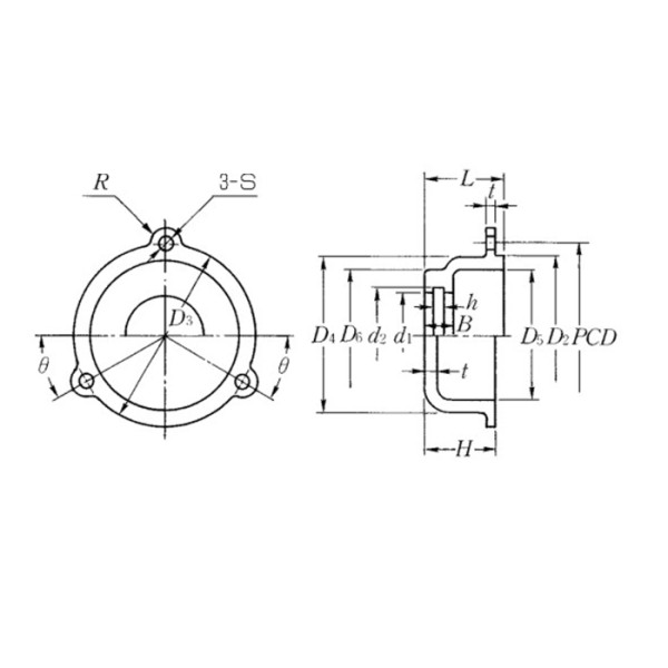 Vỏ Gối Đỡ Gang Tròn d40 NTN C208D1