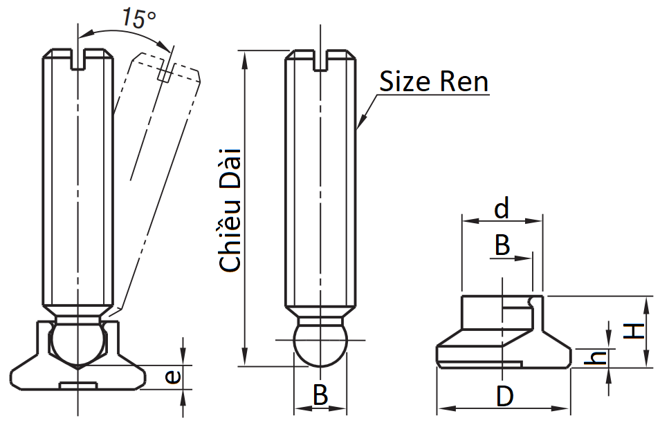 Bản vẽ kỹ thuật Grub Screw Sets Ball Point M10x18 SGBS10-80