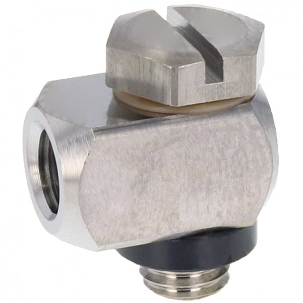 Đầu Nối Nhanh Khí Nén Cong 90° Đầu Lục Giác Trụ Ren Ngoài Pisco SLH-FM5-M5