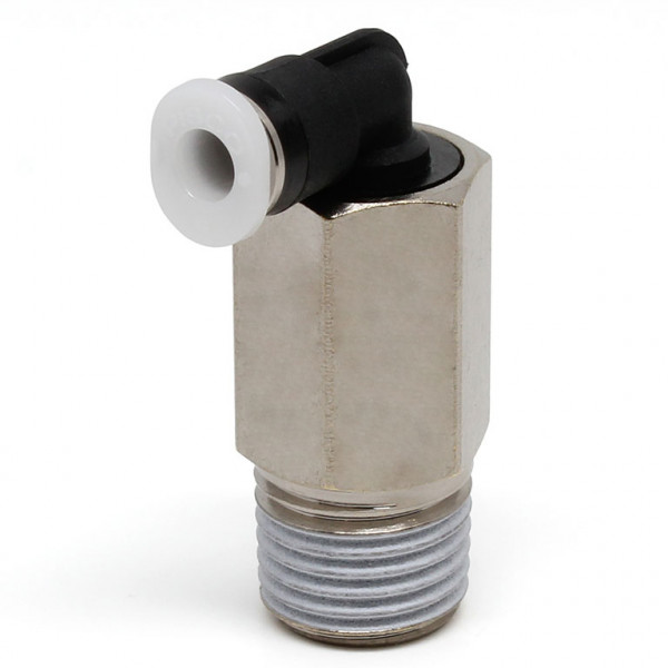 Đầu Nối Nhanh Khí Nén Dạng Cong 90° Ren Ngoài (Dài) Pisco PLL5/32-02M