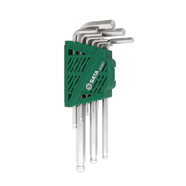 Bộ Lục Giác Bi Loại Dài 9 Chi Tiết SATA 05567
