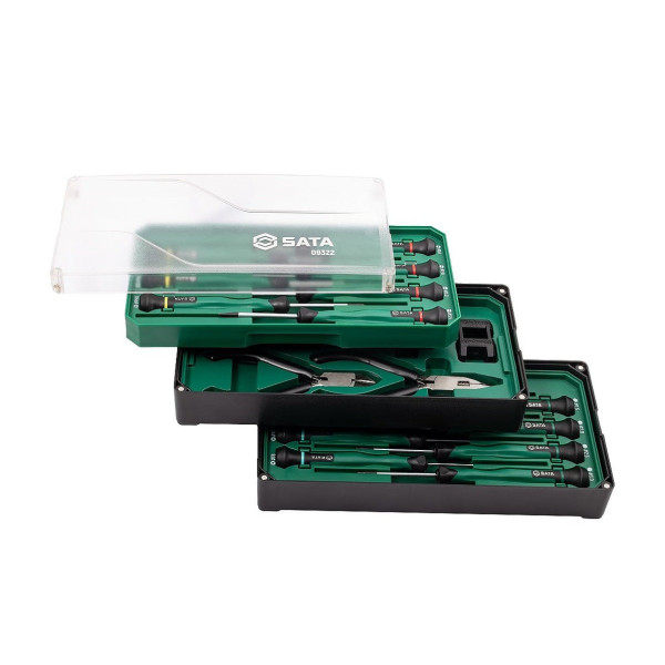 Bộ Dụng Cụ Sửa Chữa Điện 21 Chi Tiết SATA 09322