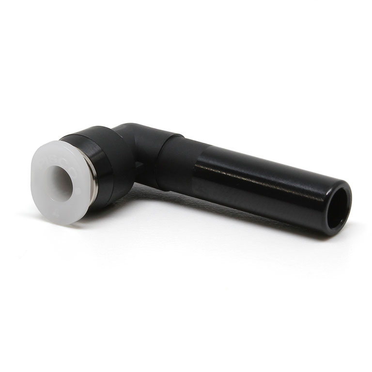 Đầu Nối Nhanh Khí Nén Giữa Ống Khí Và Fitting Dạng Nối Giảm Cong 90° Pisco PLGJ1/4-5/32M