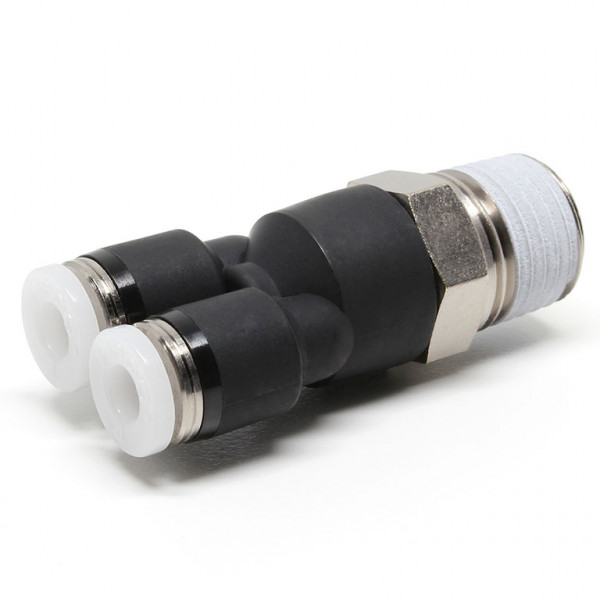 Đầu Nối Nhanh Khí Nén Dạng Chữ Y Ren Ngoài Pisco PX5/32-N2U