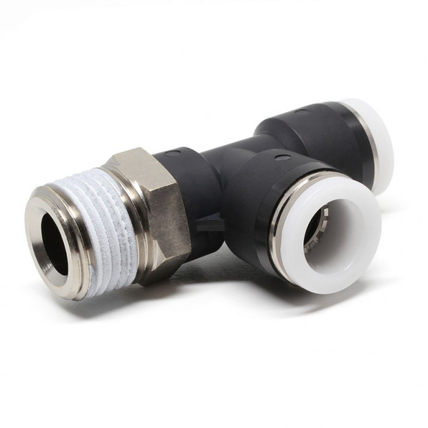 Đầu Nối Nhanh Khí Nén Dạng Chữ T Ren Ngoài Pisco PD1/2-N4U