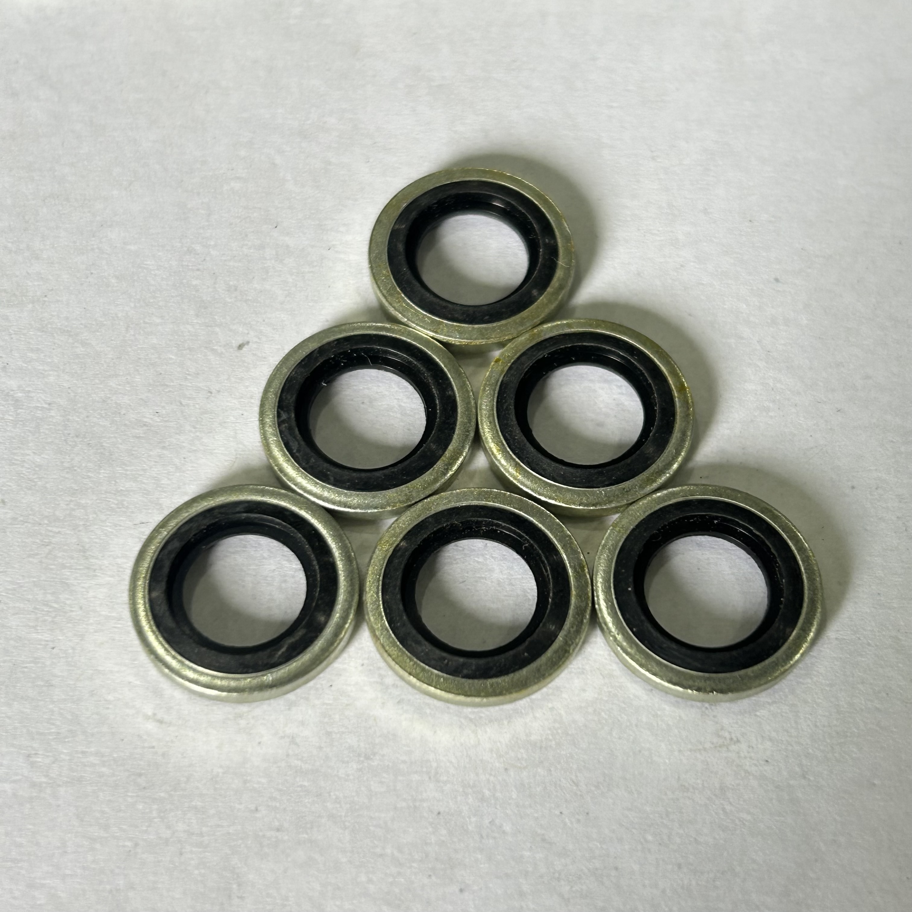 Lông Đền Dầu (Bonded Seal) Cao Su NBR D1/8" (ID10.37xOD15.88x2.0)