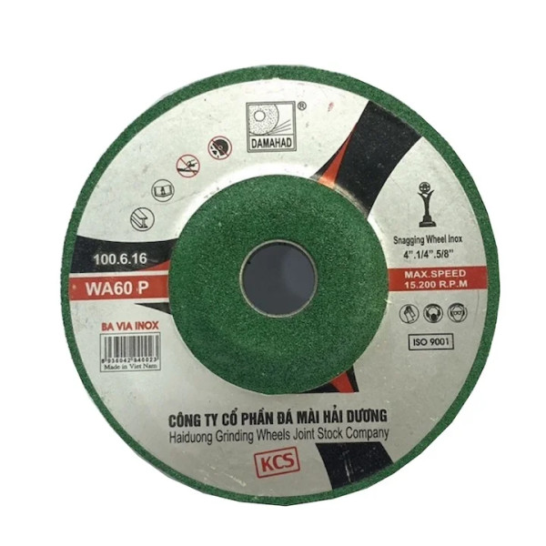 Đá Mài Bavia (Màu Xanh - Nhãn Bạc) Hải Dương 100x6x16