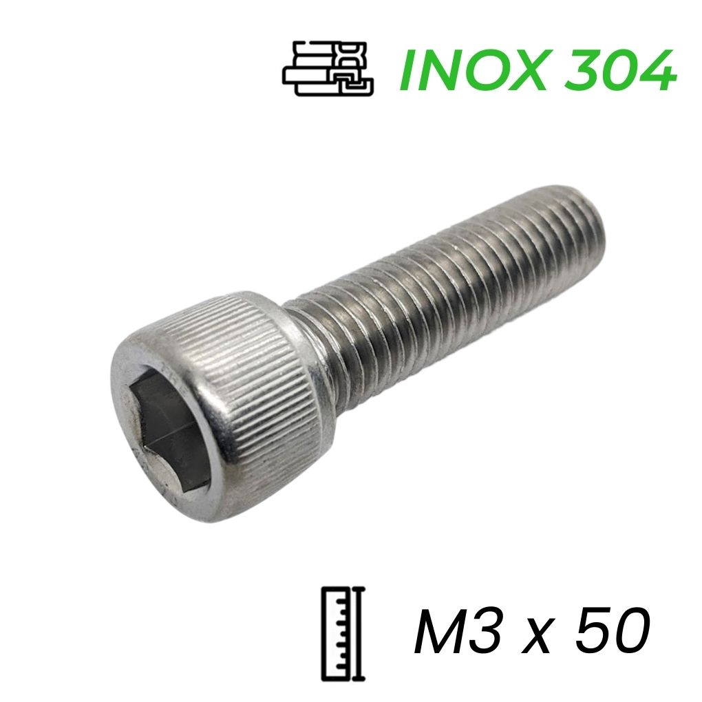Lục Giác Chìm Đầu Trụ Inox 304 DIN912 M3x50