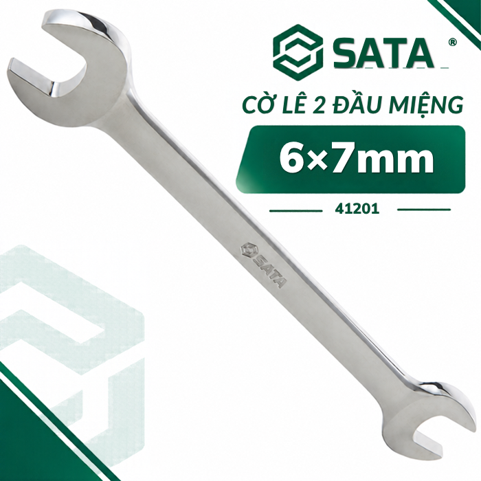 Cờ Lê 2 Đầu Miệng 6×7 mm SATA 41201