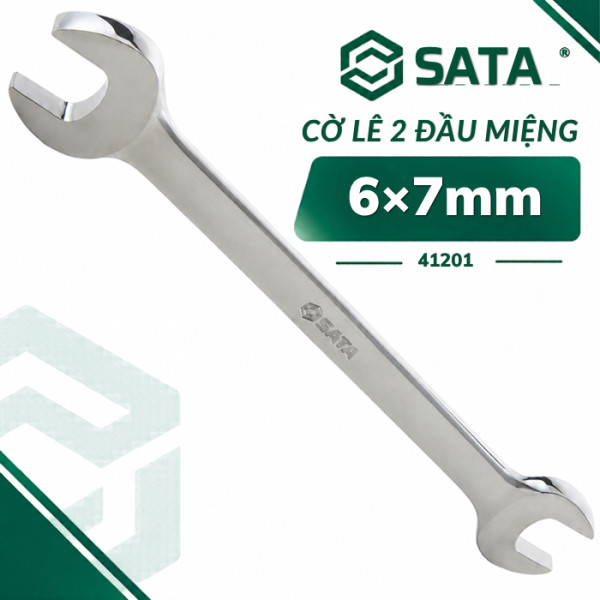 Cờ Lê 2 Đầu Miệng 6×7 mm SATA 41201