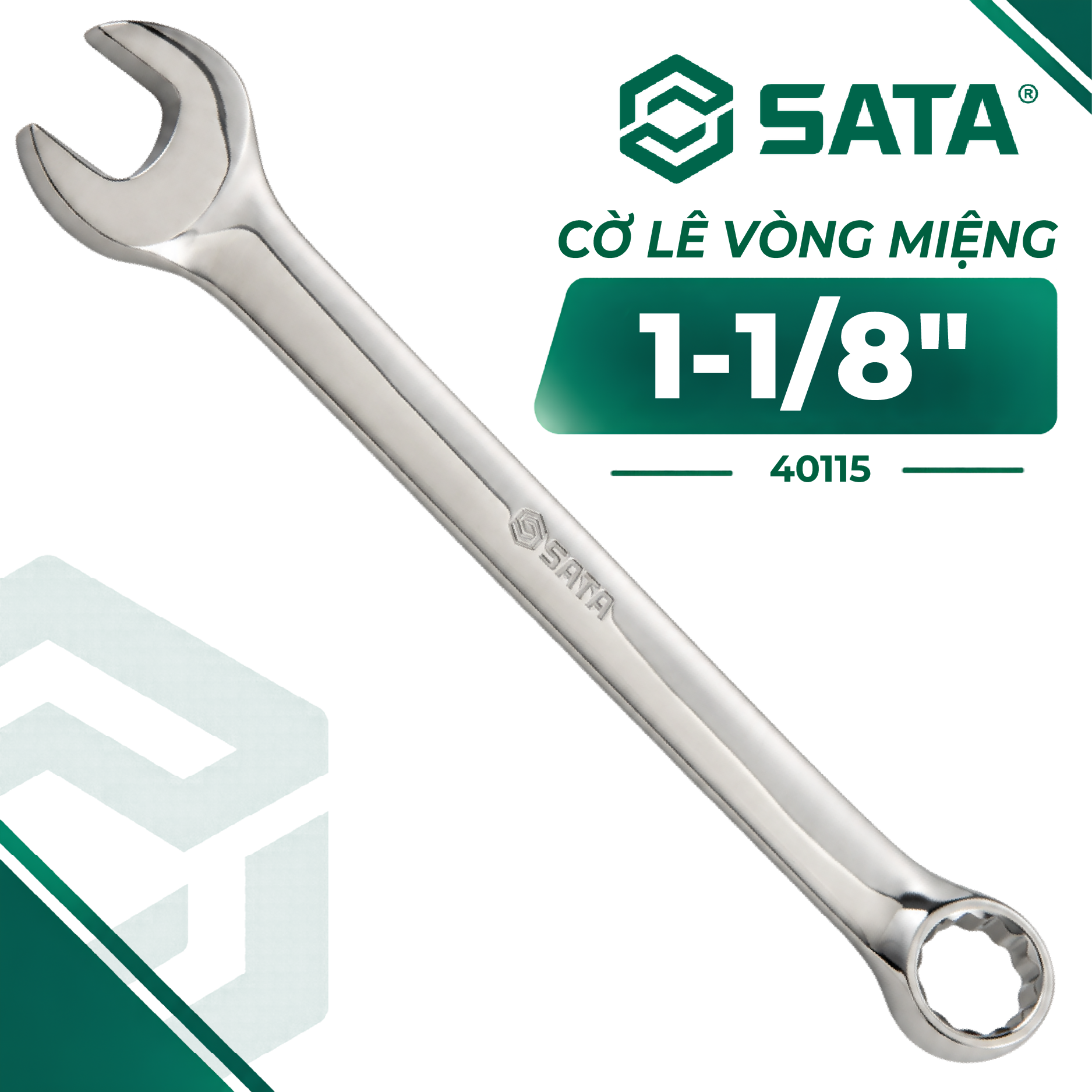 Cờ Lê Vòng Miệng 1-1/8" SATA 40115