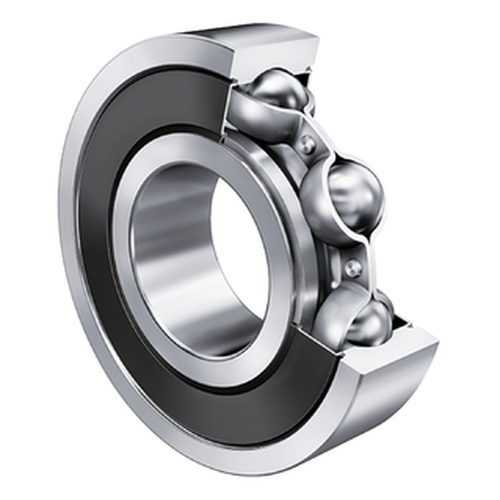 Vòng Bi Cầu Rãnh Sâu 1 Dãy Kèm 2 Phớt Cao Su Tiếp Xúc 25x52x15mm FAG 6205-C-2HRS-C3