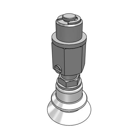 Bộ Nấm Hút Chân Không Và Giá Đỡ, Silicone, O.D 30 mm, Pisco VPF30BS