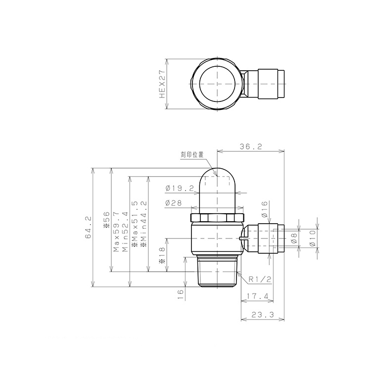 Bản vẽ kỹ thuật Van Tiết Lưu Khí Nén Bằng Nhựa Chống Văng Bám Xỉ Hàn Pisco JSC8-04AV-0