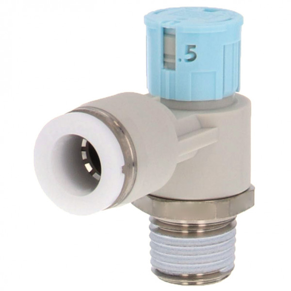 Van Tiết Lưu Khí Nén Loại Khóa Đẩy Có Hiển Thị Chỉ Số Pisco JSGC5/16-N2BW