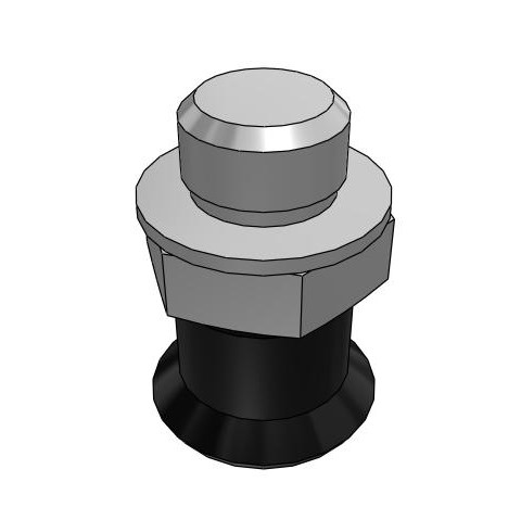 Bộ Nấm Hút Chân Không Và Giá Đỡ, Cao Su Nitrile (NBR), O.D 8 mm, Pisco VPME8RN-M5