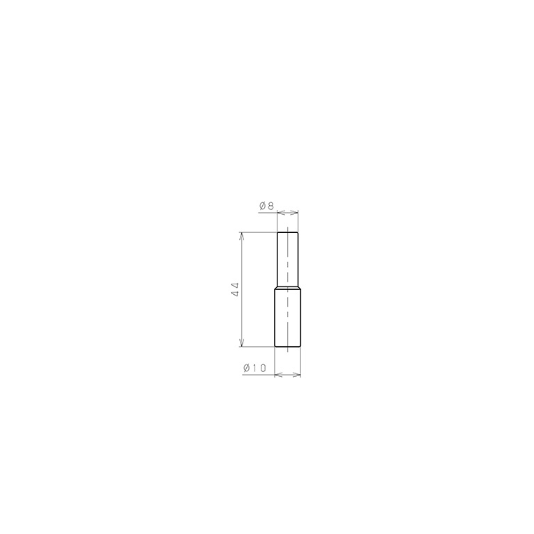 Bản vẽ kỹ thuật Ống Nối Đầu Nối Nhanh, Loại Giảm Pisco PIG10-8W