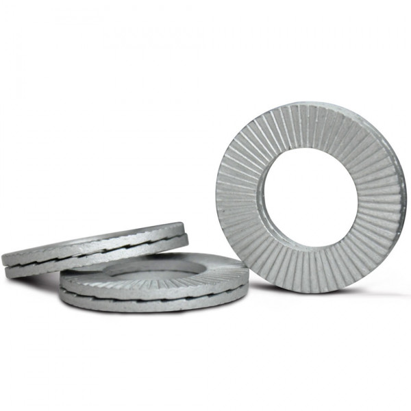 Lông Đền Heico-Lock Thép Mạ Zinc Flake Vành Rộng M4
