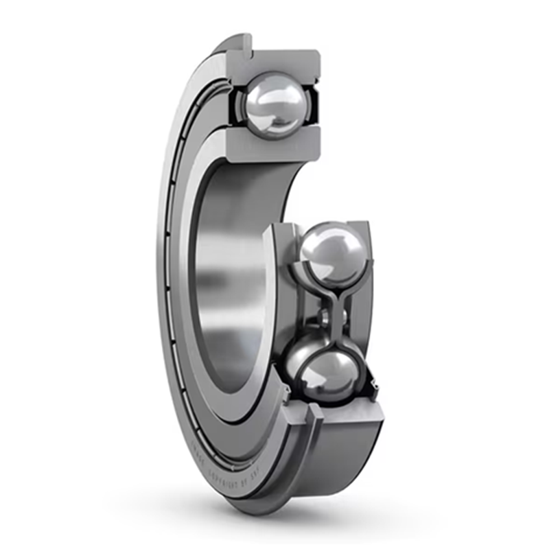 Vòng Bi Cầu Rãnh Sâu SKF 6205-2ZNR (25x52x15) Nắp Chắn Thép (Hai Bên)