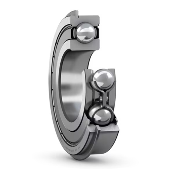 Vòng Bi Cầu Rãnh Sâu SKF 6205-2ZNR (25x52x15) Nắp Chắn Thép (Hai Bên)