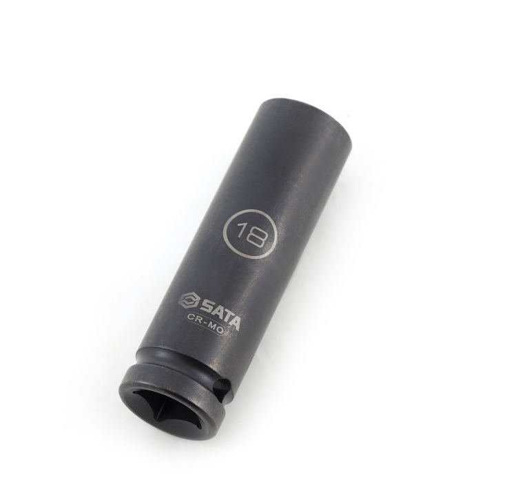 Đầu Tuýp Dài Lục Giác Đen 1/2" Thành Mỏng 24 mm SATA 34417T