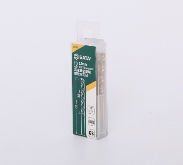 Bộ 10 Mũi Khoan Chuôi Tròn 3.3 mm SATA 52133 A
