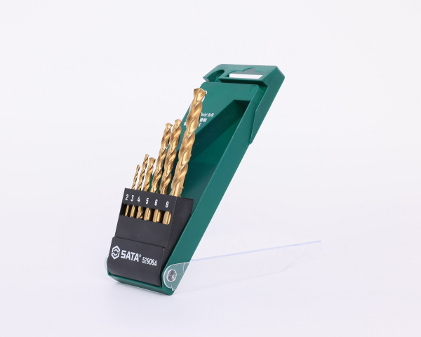 Bộ Mũi Khoan Xoắn 2–8 mm 6 Chi Tiết Sata 52906A