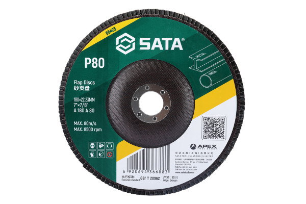 Đá Nhám Xếp 180×P80×22.23 mm SATA 55423