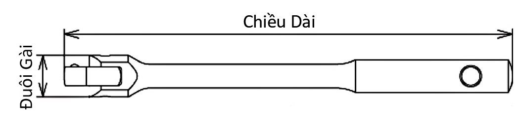 Bản vẽ kỹ thuật Cần Tuýp Lắt Léo 3/8Inch FPC SPH-341