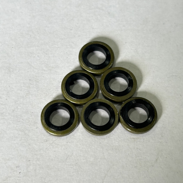 Lông Đền Dầu (Bonded Seal) Cao Su NBR D6 (ID6.4xOD12x2.0)