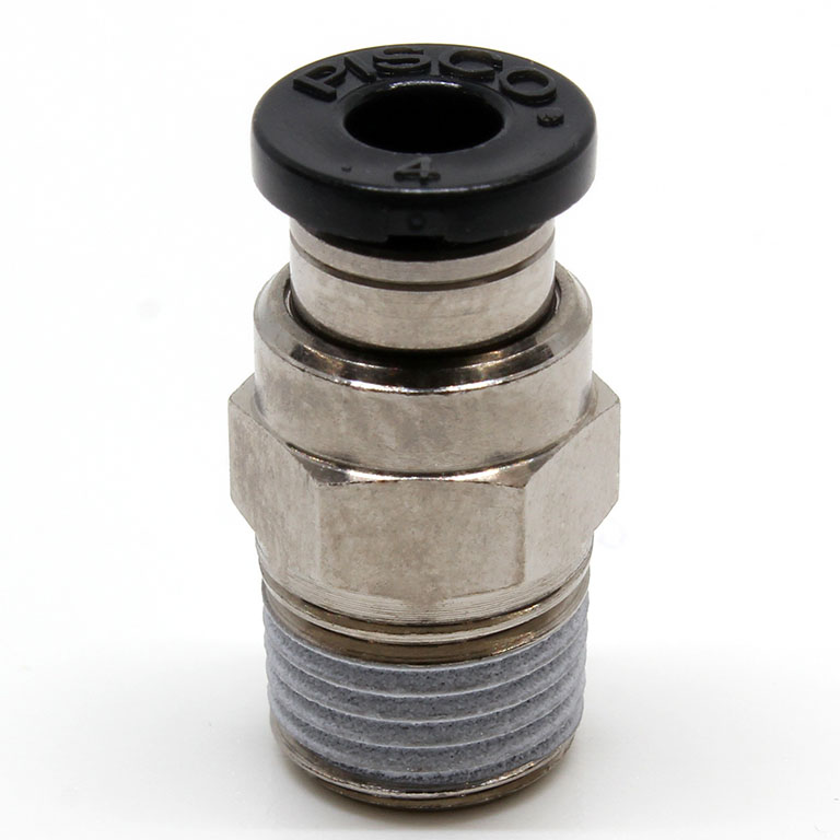 Đầu Nối Nhanh Khí Nén Dạng Thẳng Thân Lục Giác Ren Ngoài Pisco PC10-02EG