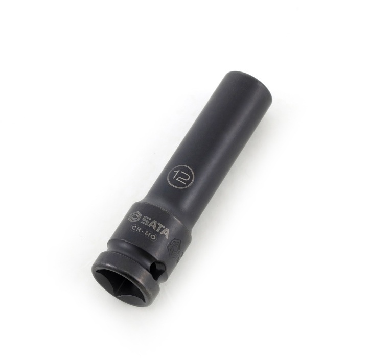 Đầu Tuýp Dài Lục Giác Đen 1/2" Thành Mỏng 14 mm SATA 34407T