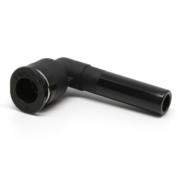 Đầu Nối Nhanh Khí Nén Giữa Ống Khí Và Fitting Dạng Nối Giảm Cong 90° Pisco PLGJ1/4-6M-C