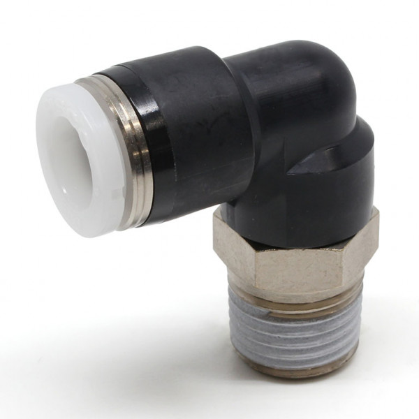Đầu Nối Nhanh Khí Nén Dạng Cong 90° Ren Ngoài Pisco PL5/16-02-C