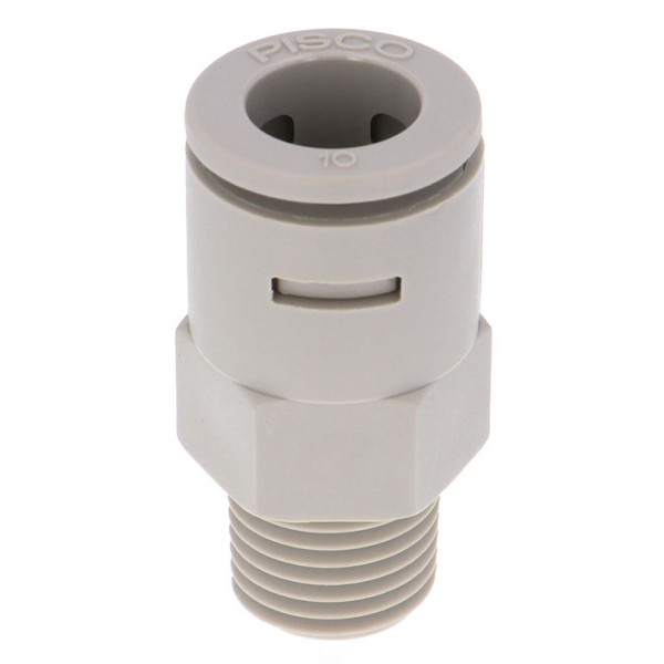 Đầu Nối Nhanh Khí Nén Dạng Thẳng Thân Lục Giác Ren Ngoài Pisco APC10-02-TP