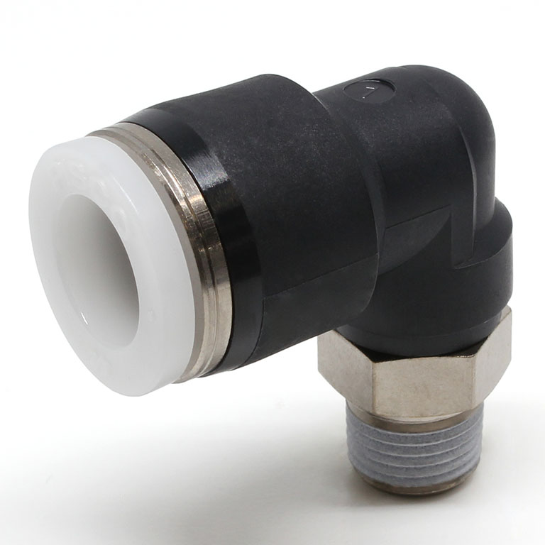Đầu Nối Nhanh Khí Nén Dạng Cong 90° Ren Ngoài Pisco PL3/8-N1UW
