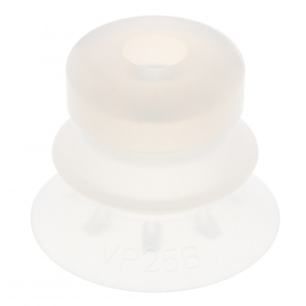 Đầu Nấm Hút Chân Không Dạng Lò Xo, Silicone, O.D 25 mm, Pisco VP25BS