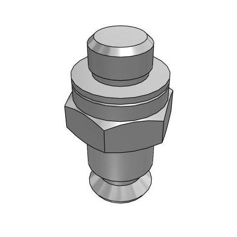 Bộ Nấm Hút Chân Không Và Giá Đỡ, Cao Su Nitrile Thực Phẩm, O.D 6 mm, Pisco VPE6RG-M5