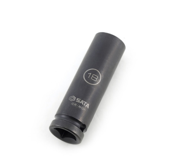 Đầu Tuýp Dài Lục Giác Đen 1/2" Thành Mỏng 19 mm SATA 34412T