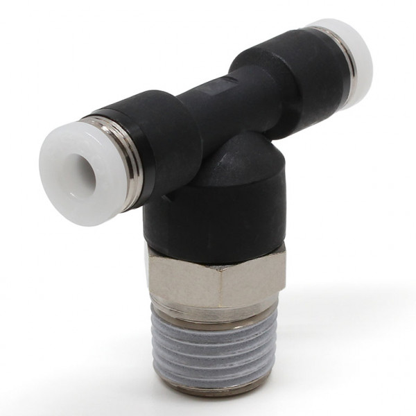 Đầu Nối Nhanh Khí Nén Dạng Chữ T Ren Ngoài Pisco PB5/32-02-C