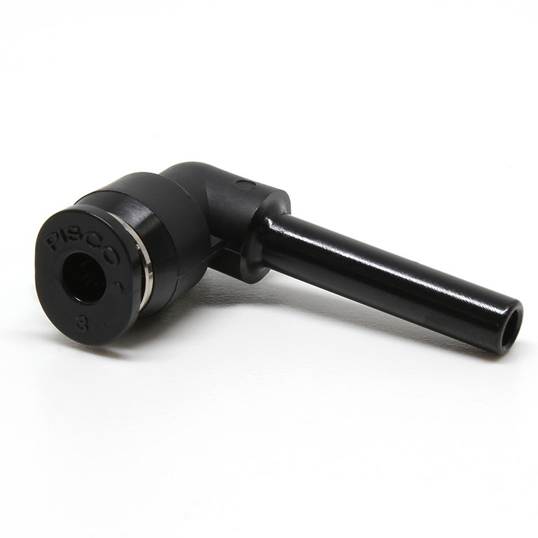 Đầu Nối Nhanh Khí Nén Giữa Ống Khí Và Fitting Dạng Nối Giảm Cong 90° Pisco PLGJ4-3MW-C