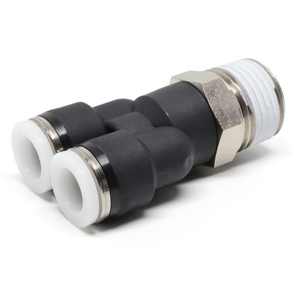Đầu Nối Nhanh Khí Nén Dạng Chữ Y Ren Ngoài Pisco PX3/8-N4U