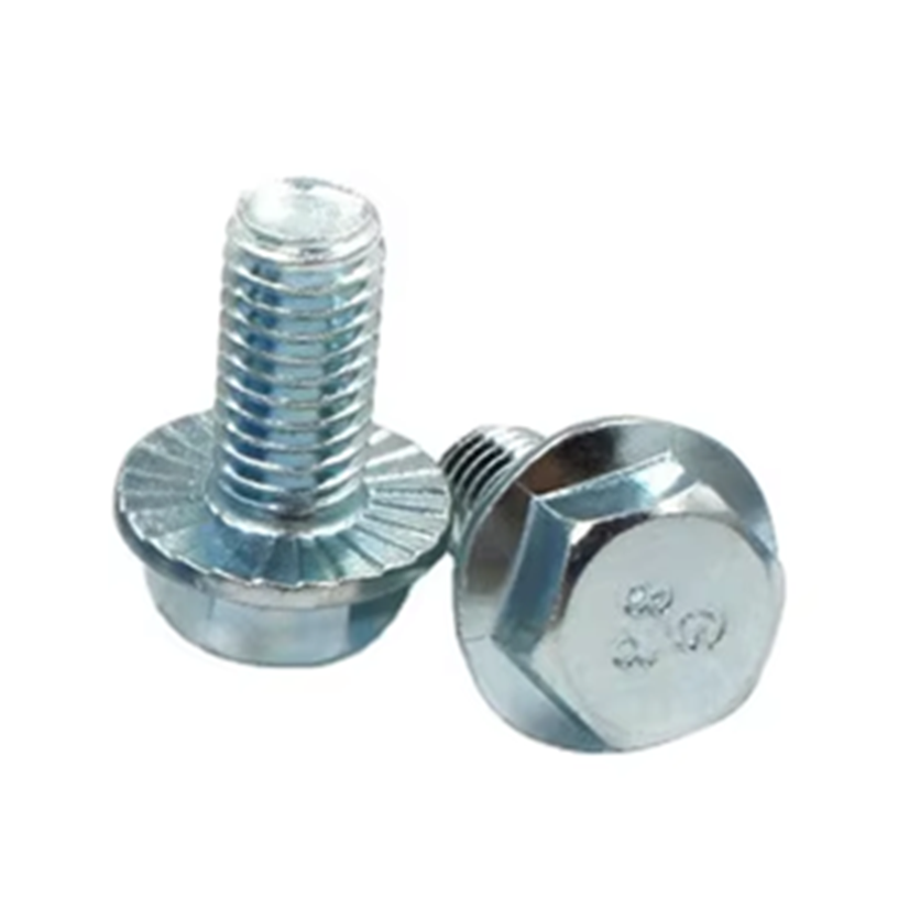 Bulong Đầu Bông Thép Mạ Kẽm 8.8 DIN6921 M8x25 (Có Khía)