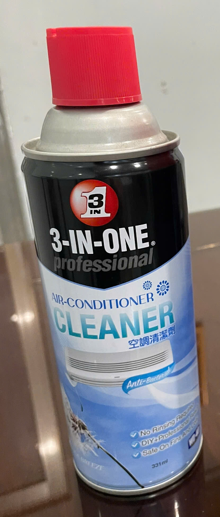 Chai Xịt Vệ Sinh Máy Lạnh Điều Hòa 3 in 1 331ml WD 40 Air Conditioner Cleaner