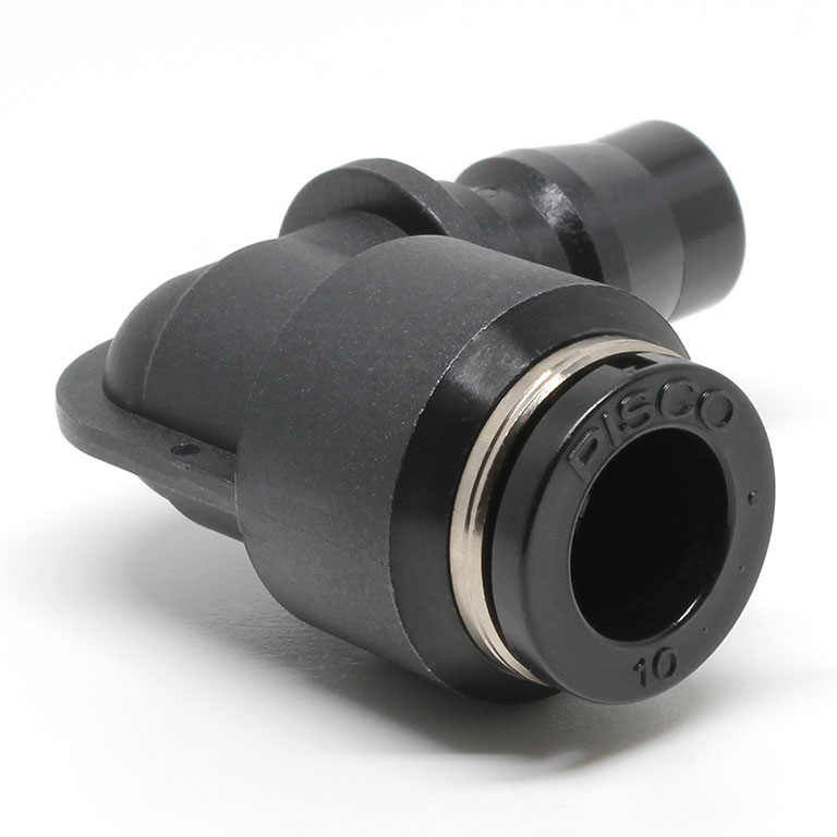 Đầu Nối Nhanh Khí Nén Nhỏ Gọn 10mm Màu Đen Pisco CPP20L-10B