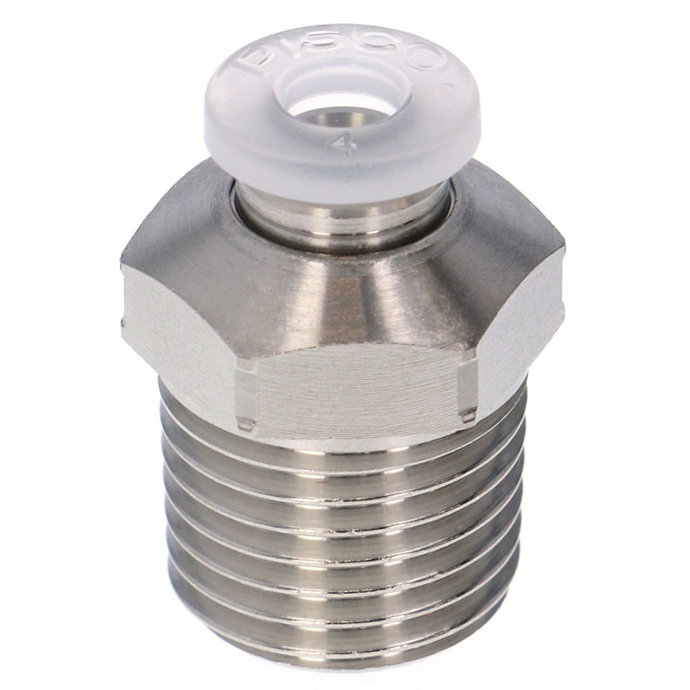 Đầu Nối Nhanh Khí Nén Dạng Thẳng Thân Lục Giác Ren Ngoài Pisco SPPC10-03SP