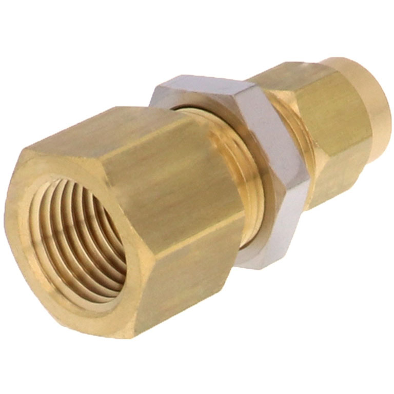 Đầu Ngạnh Nối Ống Có Đai Ốc Xiết Dạng Lắp Vách Ren Trong Pisco NKMF0860-01