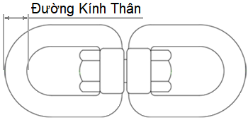 Bản vẽ kỹ thuật Ma Ní Chống Xoắn Inox 304 M18